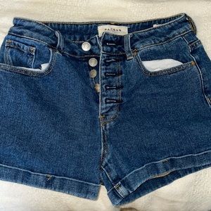 High waisted mom shorts